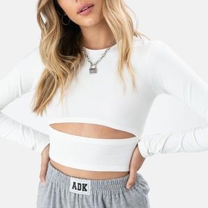 Adika cut out long sleeve top!!
